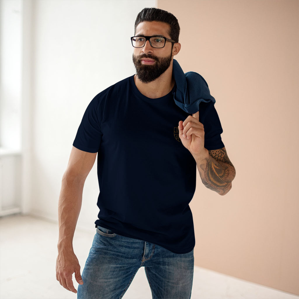 Men's Tee "Crown of Thorns" (Isaiah 53:5) Back Print