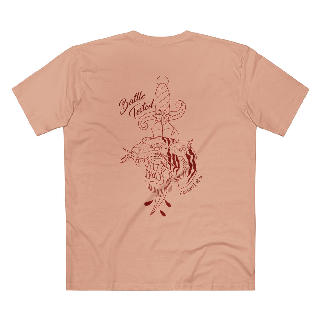 "Battle Tested" Vintage Tattoo Style T-Shirt