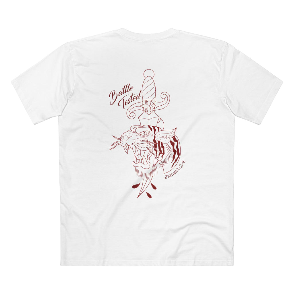 "Battle Tested" Vintage Tattoo Style T-Shirt